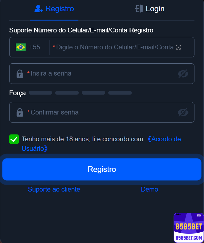 Segurança 8585bet.com
